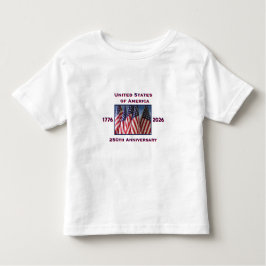 250ste Jubileum Verenigde Staten Patriottisch Kinder Shirts