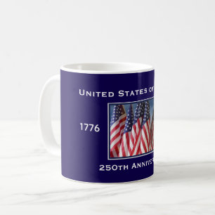250ste Jubileum Verenigde Staten Patriottisch Koffiemok