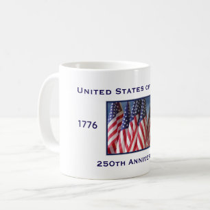 250ste Jubileum Verenigde Staten Patriottisch Koffiemok
