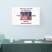 250ste Jubileum Verenigde Staten Patriottisch Spandoek (Beurs)