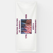 250ste Jubileum Verenigde Staten Patriottisch Spandoek (Verticaal)