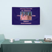250ste Jubileum Verenigde Staten Patriottisch Spandoek (Beurs)