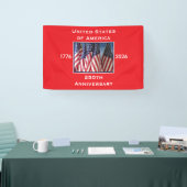 250ste Jubileum Verenigde Staten Patriottisch Spandoek (Beurs)
