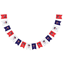 250ste Jubileum VS Patriottische vlaggen Banner