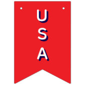 250ste Jubileum VS Patriottische vlaggen Banner (Eerste vlag)