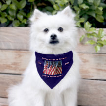 250ste Jubileum VS Patriottische Vlaggen Papier