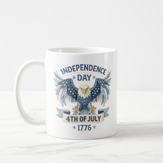 250ste Onafhankelijkheidsdag 1776 Koffiemok (Links)