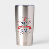 250ste Onafhankelijkheidsdag Geïsoleerde Drinkbeker (Voorkant)