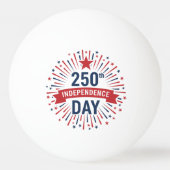 250ste Onafhankelijkheidsdag Pingpongbal (Voorkant)
