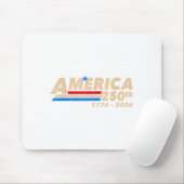 250ste patriottische 250 jaar Amerikaanse viering Muismat (Met muis)