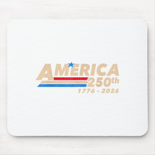250ste patriottische 250 jaar Amerikaanse viering Muismat (Voorkant)