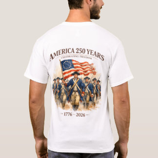 250ste T Vier Amerika T-shirt