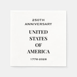 250ste verjaardag 1776–2026 – USA Premium aansteke Servet