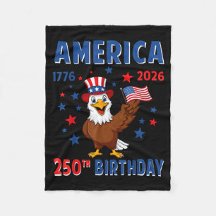 250ste verjaardag 250 Amerikaanse jaren 1776 2026  Fleece Deken