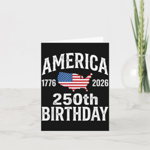 250ste verjaardag 250 jaar Amerikaans 1776 2026 VS Kaart