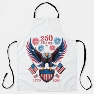 250ste verjaardag 250 jaar usa 1776 schort