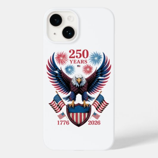 250ste verjaardag 250 jaar VS 1776 Case-Mate iPhone Case (Achterkant)