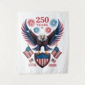 250ste verjaardag 250 jaar VS 1776 Wandkleed (Voorkant)