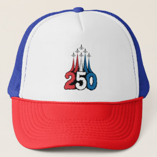 250ste verjaardag 4 juli Jet Patriottisch Trucker Pet