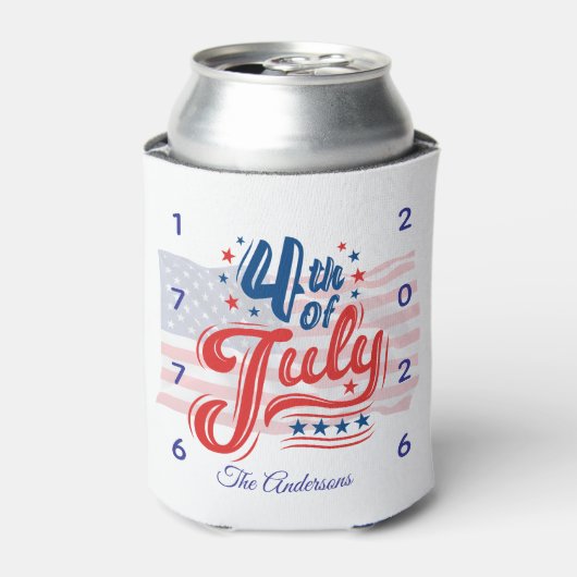 250ste verjaardag 4 juli VS Blikjeskoeler (Blikje Voorkant)