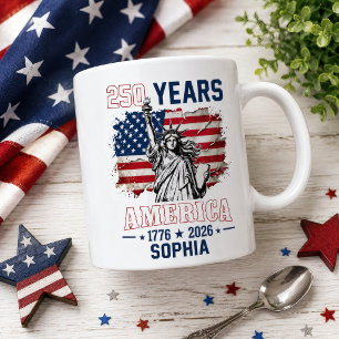 250ste verjaardag Amerika 1776-2026 Koffiemok