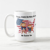 250ste verjaardag Amerika mok (Links)
