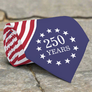 250ste verjaardag Amerika Patriottisch USA Onafhan Stropdas