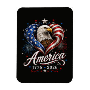 250ste verjaardag Amerika Vlag Adelaar 250 Jaar Magneet