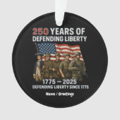 250ste verjaardag Amerikaanse vlag parade Ornament (voorkant)