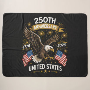 250ste verjaardag Amerikaanse zeearend viering Sherpa Deken
