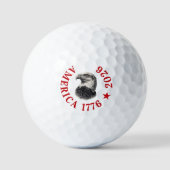 250ste verjaardag Amerikaanse Zeearend VS 2026 Golfballen (Voorkant)