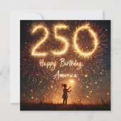 250ste verjaardag BBQ Kaart (Voorkant)