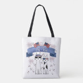 250ste Verjaardag Cool Cats Tote Bag (Achterkant)