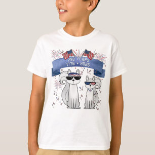 250ste Verjaardag Cool Squirrels T-shirt