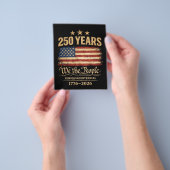 250ste verjaardag flyer (Hand)