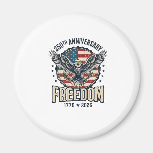 250ste verjaardag Freedom Eagle Patriottische Vint Magneet