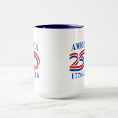 250ste verjaardag koffiemok mok (Midden)