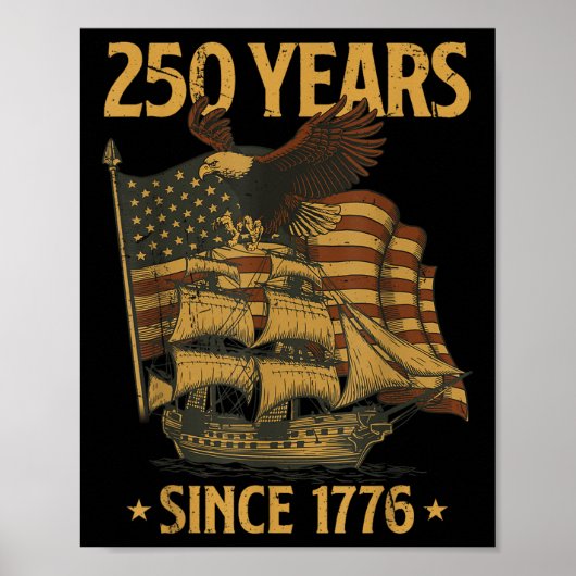 250ste verjaardag Onafhankelijkheidsdag Stekelstaa Poster (Voorkant)