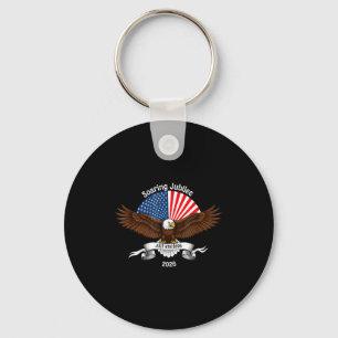 250ste verjaardag patriottische 4 juli VS 1776-202 Sleutelhanger