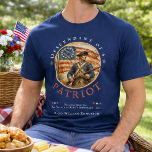 250ste Verjaardag Revolutionair Herdenkingsvrijhei T-shirt