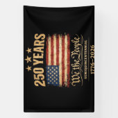 250ste verjaardag spandoek (Verticaal)