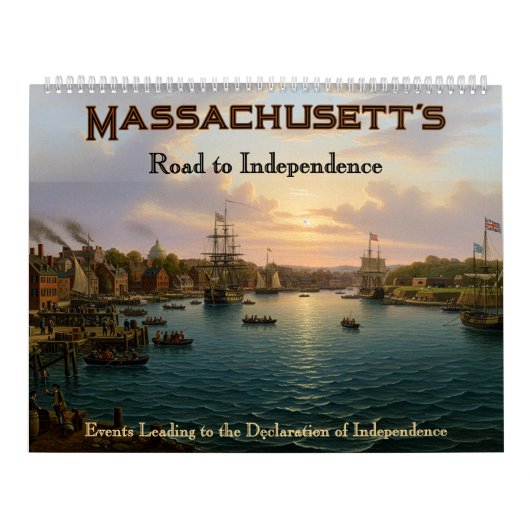250ste Verjaardag -Staat Massachusetts Kalender (Hoes)