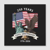 250ste Verjaardag Standbeeld Liberty Eagle Vlag (Voorkant)