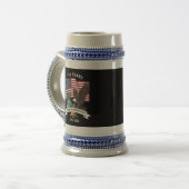 250ste Verjaardag Standbeeld Liberty Eagle Vlag Bierpul (Voorkant links)