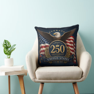 250ste verjaardag USA Patriotisch Aandenken Kussen