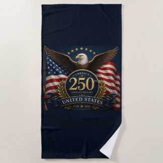 250ste verjaardag USA Patriotisch Aandenken Strandlaken