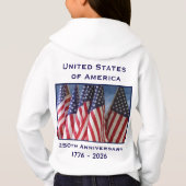 250ste verjaardag USA Patriotische Pullover (Achterkant)