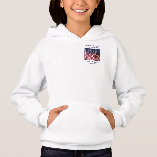 250ste verjaardag USA Patriotische Pullover (Voorkant)