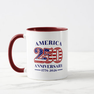 250ste Verjaardag USA Patriottisch | 1776–2026 Mok