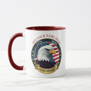 250ste Verjaardag USA Patriottisch 1776–2026 Mok